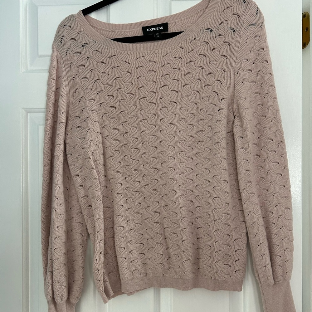 Express Women's Blush Knit Sweater